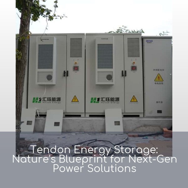 Tendon Energy Storage: Nature's Blueprint for Next-Gen Power Solutions